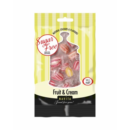 Navita Sugar Free Sweets 70g Fruit n Cream 