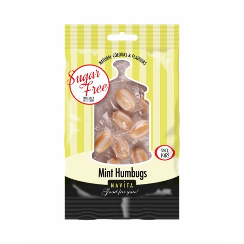 Navita Sugar Free Sweets 70g Mint Humbugs 