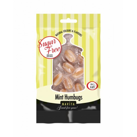 Navita Sugar Free Sweets 70g Mint Humbugs 