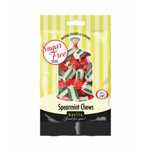 Navita Sugar Free Sweets 70g Spearmint Chews 