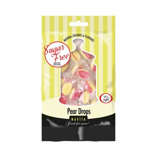 **Navita Sugar Free Sweets 70g Pear Drops 