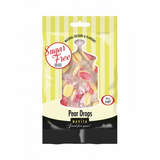 Navita Sugar Free Sweets 70g Pear Drops 