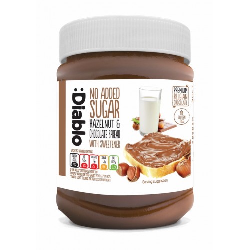 Diablo No Added Sugar Hazelnut & Chocolate Spread 350g