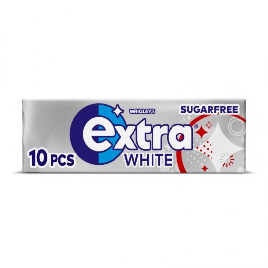 Wrigleys Extra Sugar Free Chewing Gum 10pcs White