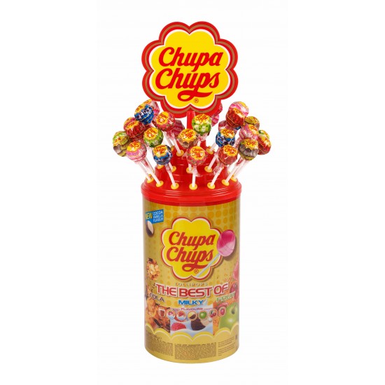 Chupa Chups Lollipops Original (tub with lid display)