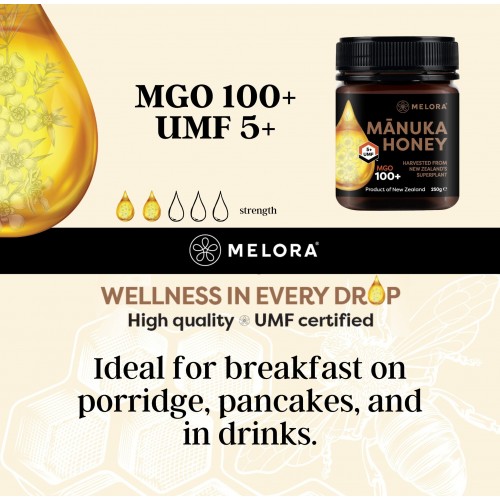 Melora Manuka Honey 100+MGO (UMF 5) 250g