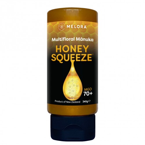 Melora Multifloral Manuka Honey Squeeze 70+MGO 330g