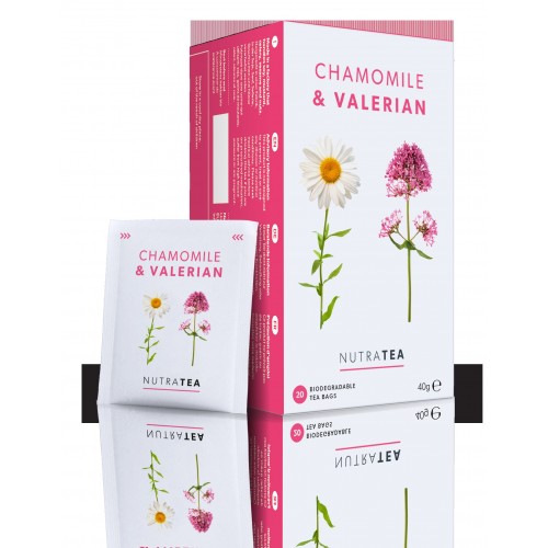Nutratea Biodegradable Tea Bags 20's Chamomile & Valerian