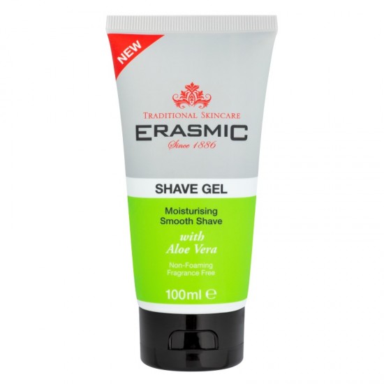 Erasmic Shave Gel 100ml Aloe Vera