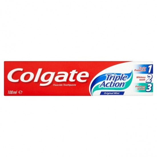 Colgate Toothpaste 100ml Triple Action Original Mint 