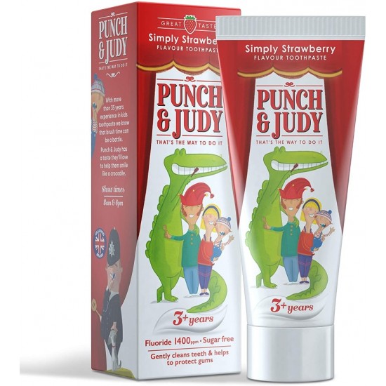 Punch & Judy Toothpaste 50ml Simply Strawberry 3+ Years