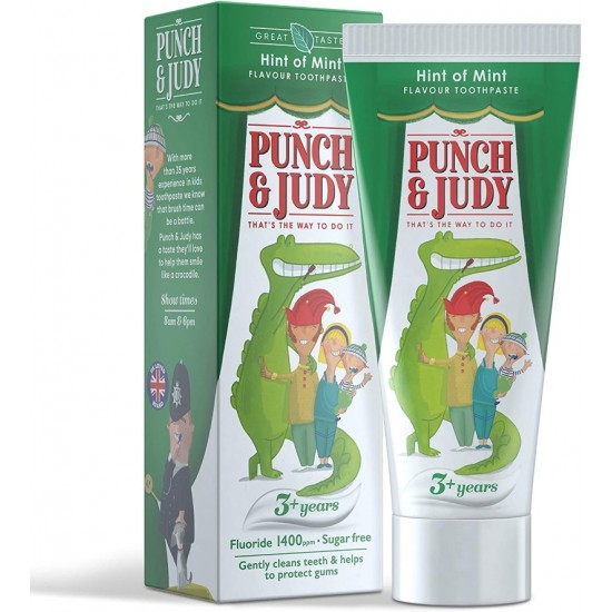 Punch & Judy Toothpaste 50ml Hint of Mint 3+ Years 