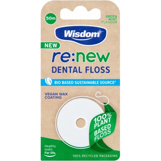 Wisdom re:new Dental Floss 50m