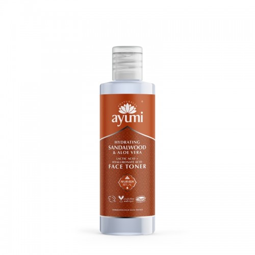 Ayumi Face Toner 150ml Hydrating Sandalwood & Aloe Vera (D)