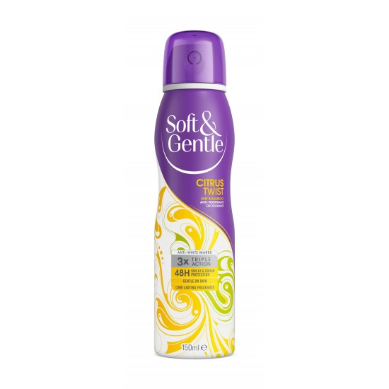 Soft & Gentle Anti-Perspirant 150ml Citrus Twist