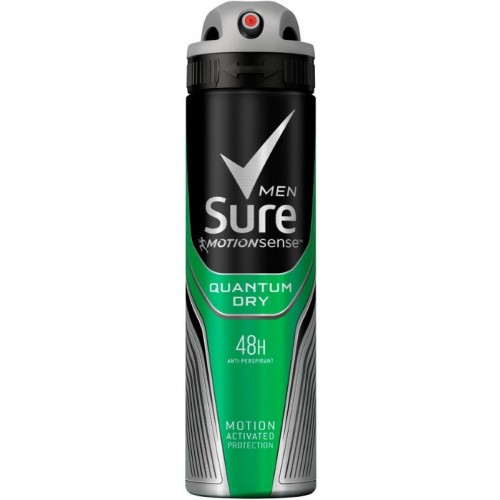 Sure Men's Anti-Perspirant 150ml Quantum Dry 