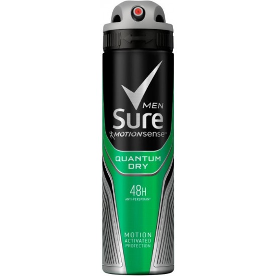 Sure Men's Anti-Perspirant 150ml Quantum Dry 