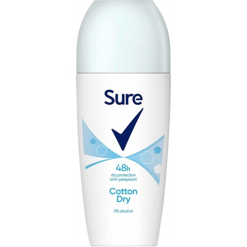 Sure LADIES Roll-on 50ml Cotton Dry