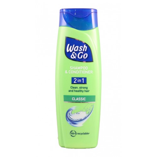 Wash & Go 2in1 Shampoo 200ml Classic