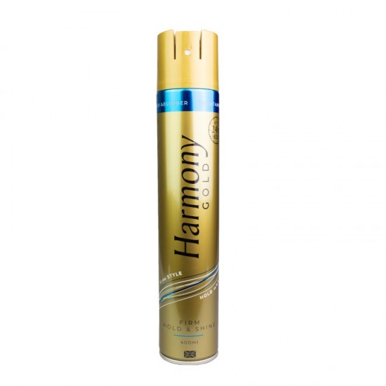 Harmony Gold Hairspray 400ml Firm Hold & Shine