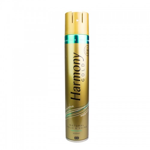 Harmony Gold Hairspray 400ml Natural Hold & Shine