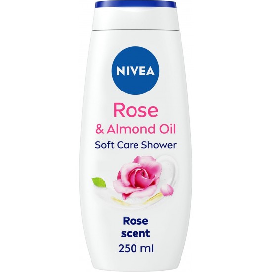 Nivea Shower Gel 250ml Rose & Almond Oil