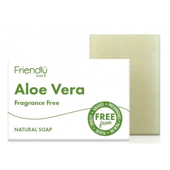 Friendly Bar Soap 95g Aloe Vera Fragrance Free