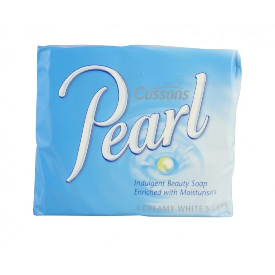*DISCONTINUED*Cussons Pearl Creamy White Bar Soap 90g 4 pk