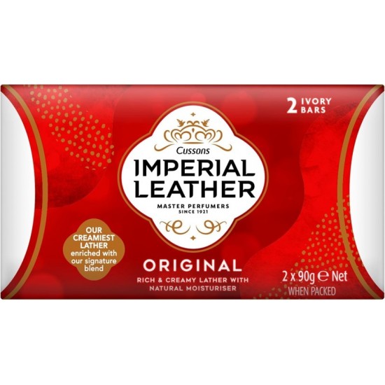 Imperial Leather Original Bar Soap 90g 2pk 