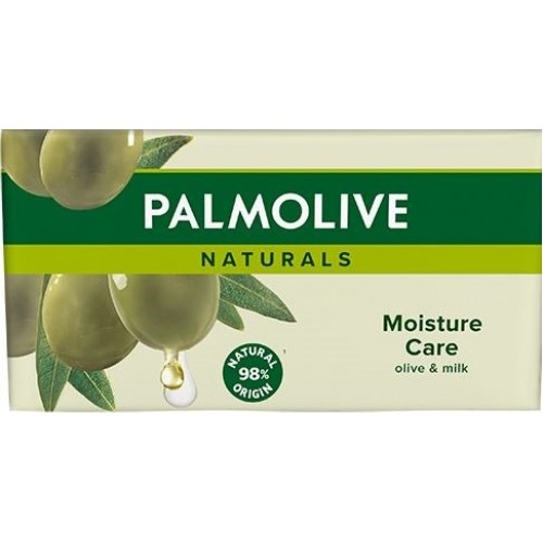Palmolive Naturals Bar Soap 90g 3pk Moisture Care Olive & Milk (green)
