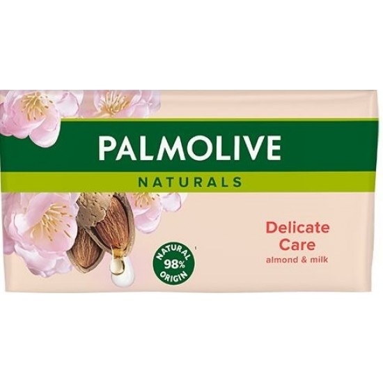 Palmolive Naturals Delicate Care Bar Soap 90g 3pk Almond & Milk (white)