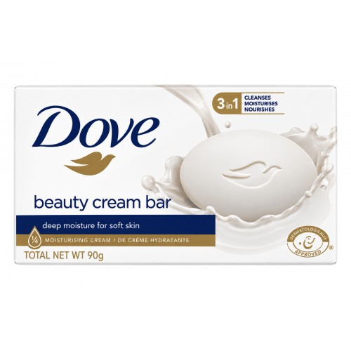 Dove Moist Cream Bar 90gm Original Beauty Single Bar (Special Offer)