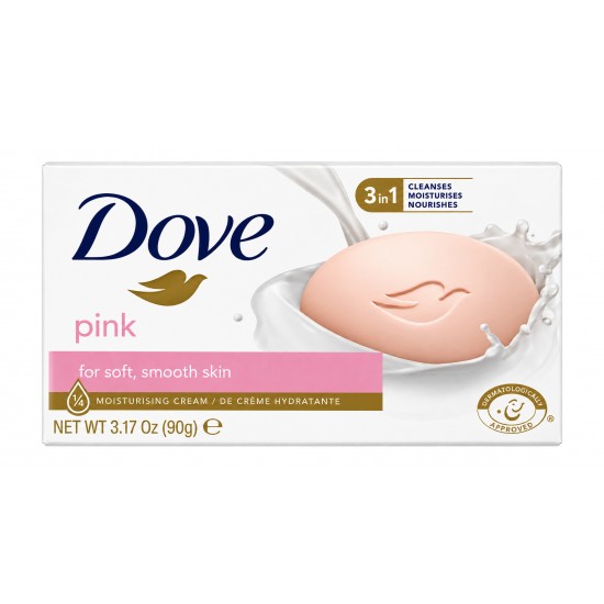 Dove Moist Cream Bar 90gm Soft Pink Single Bar (Special Offer)