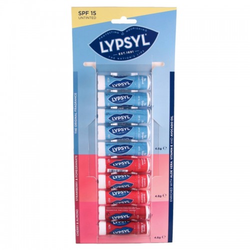 Lypsyl Lip Balm Assorted Hanging Unit