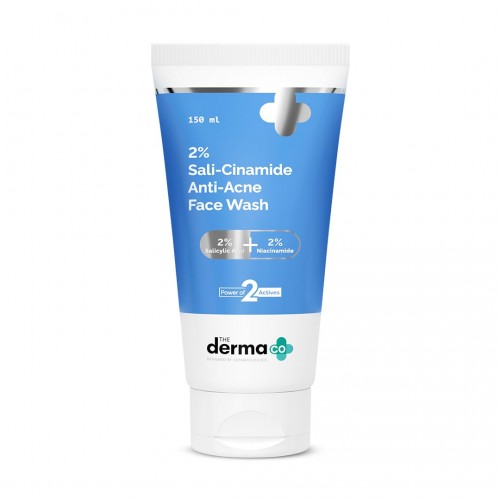 The Derma Co 2% Sali-Cinamide Anti-Acne Face Wash (N)