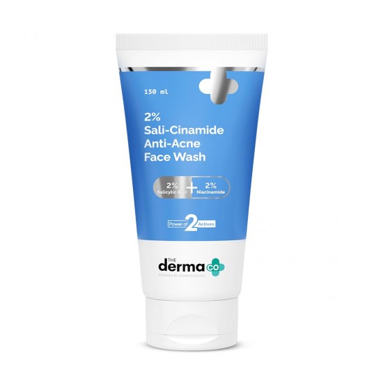 The Derma Co 2% Sali-Cinamide Anti-Acne Face Wash (N)
