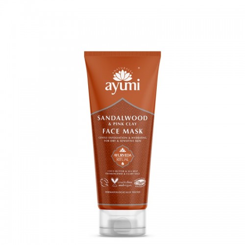 Ayumi Sandalwood & Pink Clay Face Mask 100ml (D)