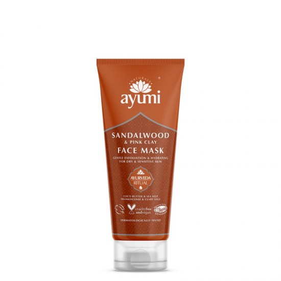 Ayumi Sandalwood & Pink Clay Face Mask 100ml