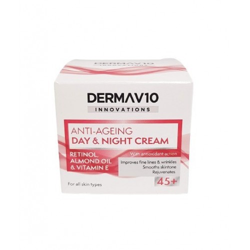 DermaV10 Innovations Cream 50ml Anti-Ageing Day & Night 45+
