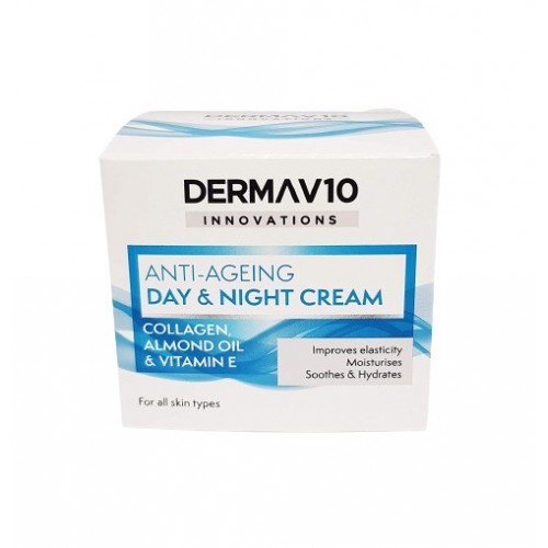 DermaV10 Innovations Cream 50ml Anti-Ageing Day & Night