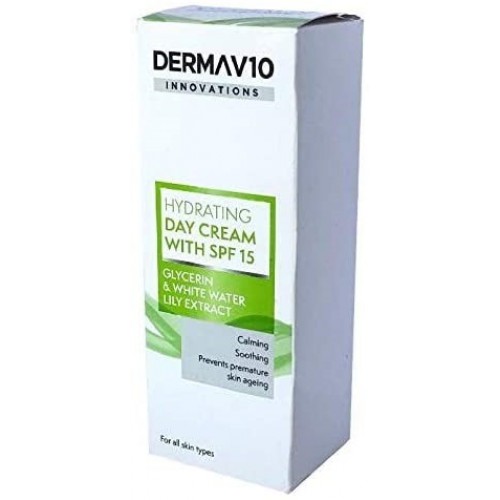 DermaV10 Innovations Cream 50ml Hydrating Day with SPF15 