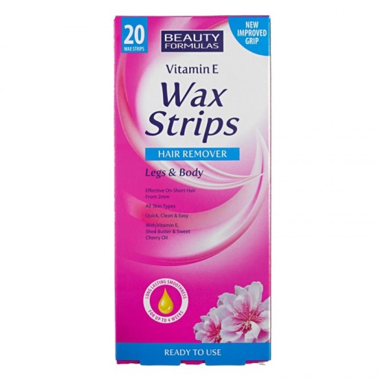 BF Hair Remover Wax Strips 20's Legs & Body