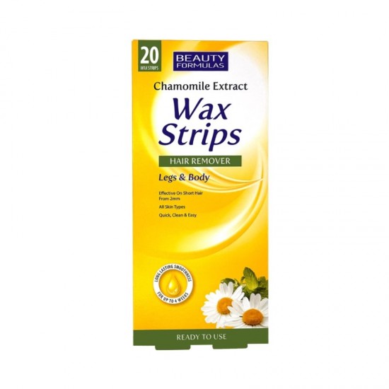 BF Hair Remover Wax Strips 20's Legs & Body