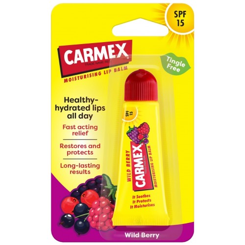 Carmex Lip Balm Tube 10g Wild Berry (Special Offer)