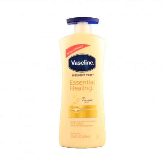 Vaseline Lotion 600ml Essential Healing Pump