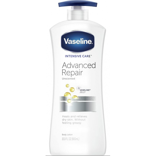 Vaseline Lotion 600ml Advanced Repair Pump (O)