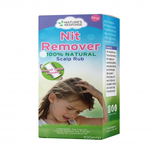 Nature's Response 100% Natural Nit Remover Scalp Rub 100ml (N)