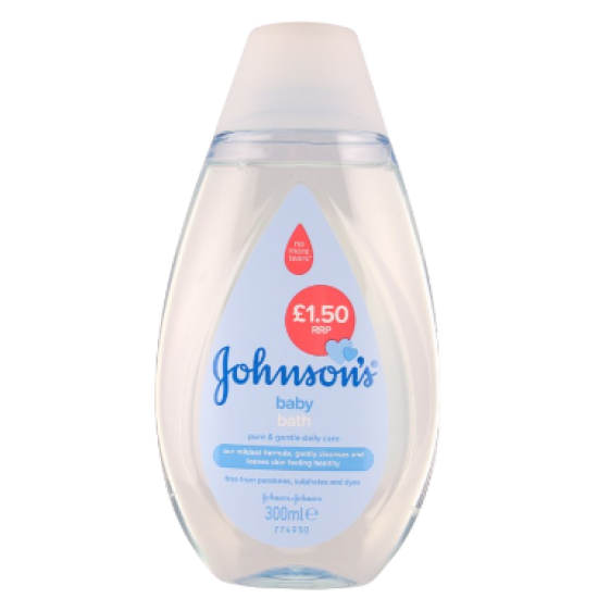 Johnson Baby Bath 300ml PMP £1.50