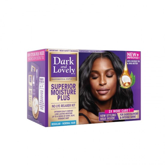 Dark & Lovely Superior Moisture Plus Relaxer Kit Regular