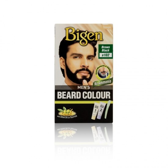 Bigen Men's Beard Colour B102 Brown Black 